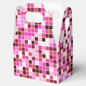 Zwembad Tegels, Roze Mozaïek Tegels, Geometrisch P Bedankdoosjes (Geopend)