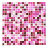 Zwembad Tegels, Roze Mozaïek Tegels, Geometrisch P Kubus (Rechts)