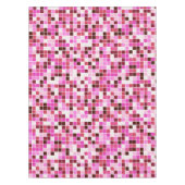 Zwembad Tegels, Roze Mozaïek Tegels, Geometrisch P Tafelkleed (Voorkant)
