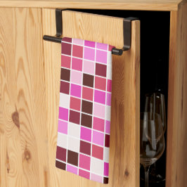 Zwembad Tegels, Roze Mozaïek Tegels, Geometrisch P Theedoek