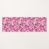 Zwembad Tegels, Roze Mozaïek Tegels, Geometrisch P Yogamat (Voorkant (horizontaal))