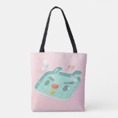 zwembad tote bag (Achterkant)
