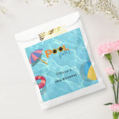 Zwembad Verjaardag Feest feest thema Bedankzakje (Gezegeld)