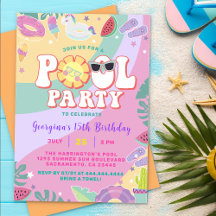 Zwembad Verjaardag Leuk Zomerfeest