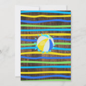 Zwembad Verjaardagsfeest Rubber Eend Blauw Groen H Kaart (Achterkant)