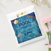 Zwembad Verjaardagsfeest Welkomstbord Bedankzakje (Gezegeld)