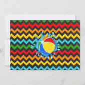 Zwembad verjaardagsfeest zomer bash krijtbord foto kaart (Achterkant)