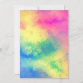 Zwembad Verjaardagsuitnodigingen Zwemmen Kinder Fe Kaart (Achterkant)