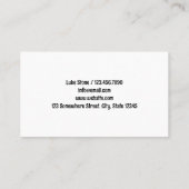 zwembad visitekaartje (Achterkant)