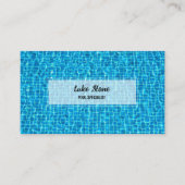 zwembad visitekaartje (Voorkant)