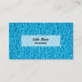zwembad visitekaartje