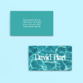 zwembad visitekaartje