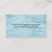 Zwembad Visitekaartje (Achterkant)