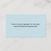 Zwembad Visitekaartje (Achterkant)