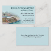 Zwembad Visitekaartje (Voorkant / Achterkant)