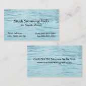 Zwembad Visitekaartje (Voorkant / Achterkant)