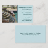 Zwembad Visitekaartje (Voorkant / Achterkant)