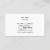 Zwembad visitekaartje sjabloon ontwerp (Achterkant)