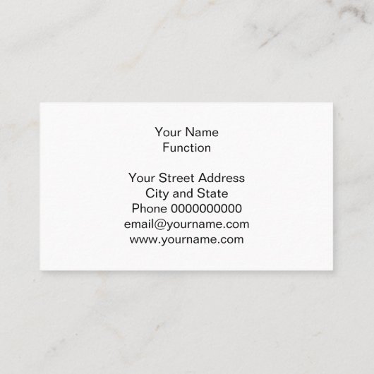 Zwembad visitekaartje sjabloon ontwerp (Achterkant)