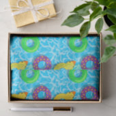 Zwembad vol met bloemen tissuepapier (Geschenk)