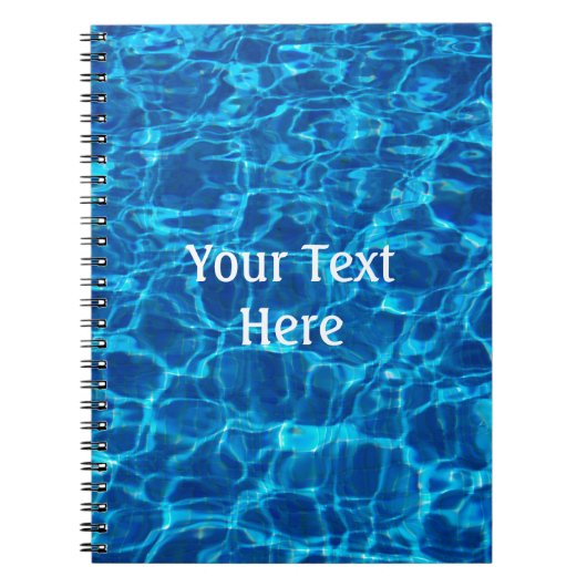 Zwembad Water Notitieboek (Voorkant)