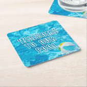 Zwembad Welkom Kartonnen Onderzetters (Schuin)