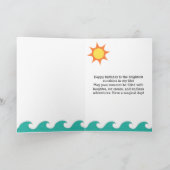 Zwembad Zomer 12e Verjaardag Kaart (Binnen)