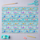 Zwembad Zwembad Team Patroon Tissuepapier (Craft)