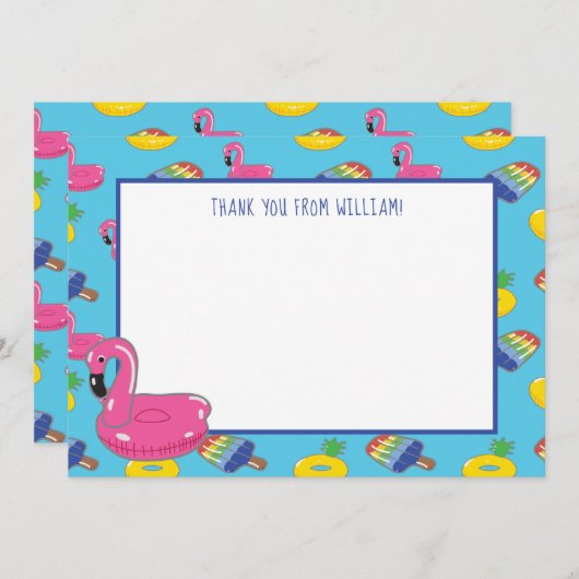 Zwembad Zwembad Vlotters Patroon Flat Panel Kaart (Voorkant / Achterkant)