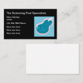 Zwembadaannemer Visitekaartje (Voorkant / Achterkant)