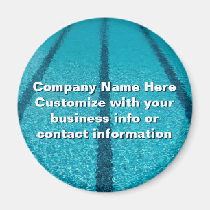 Zwembadbedrijf Custom Marketing Magneet