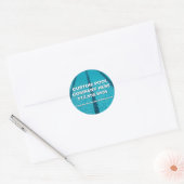 Zwembadbedrijf Custom Marketing Ronde Sticker (Envelop)