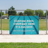 Zwembadbedrijf Custom Marketing Spandoek (Insitu)
