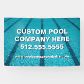 Zwembadbedrijf Custom Marketing Spandoek (Horizontaal)