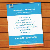 Zwembaddiensten Flyer