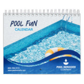 Zwembaden | Bedrijfskalender voor poolservices Kalender (Hoes)