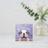 Zwembaden met zeer laag polig tandvlees afsprakenkaartje (Staand voorkant)