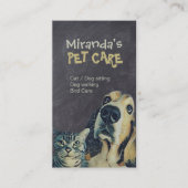 Zwembaden voor gezelschapsdieren en verzorgingssal afsprakenkaartje (Voorkant)