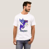Zwembadfeest Draak Eenhoorn Float Shirt Draak Cade (Voorkant volledig)