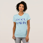 Zwembadfeest T-shirt (Voorkant volledig)