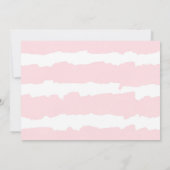 Zwembadfeest verjaardag, tropische roze en gouden  kaart (Achterkant)