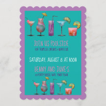 Zwembadfeestje en tropische drankjes