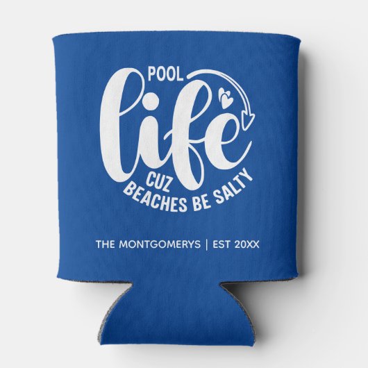 Zwembadleven is beter blikjeskoeler (Achterkant)