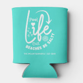 Zwembadleven is beter buiten blikjeskoeler (Achterkant)