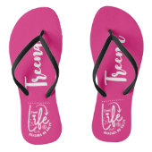 Zwembadleven is beter teenslippers (Voetbed)