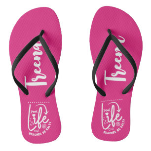 Zwembadleven is beter teenslippers