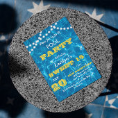 Zwembadlichten Citrus Uitnodiging voor elke gelege