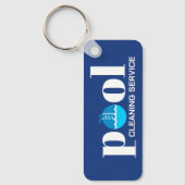 Zwembadreinigingsdienst Sleutelhanger (Voorkant)