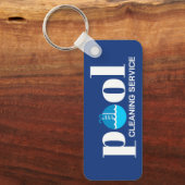Zwembadreinigingsdienst Sleutelhanger (Voorkant)