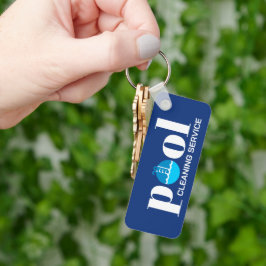 Zwembadreinigingsdienst Sleutelhanger